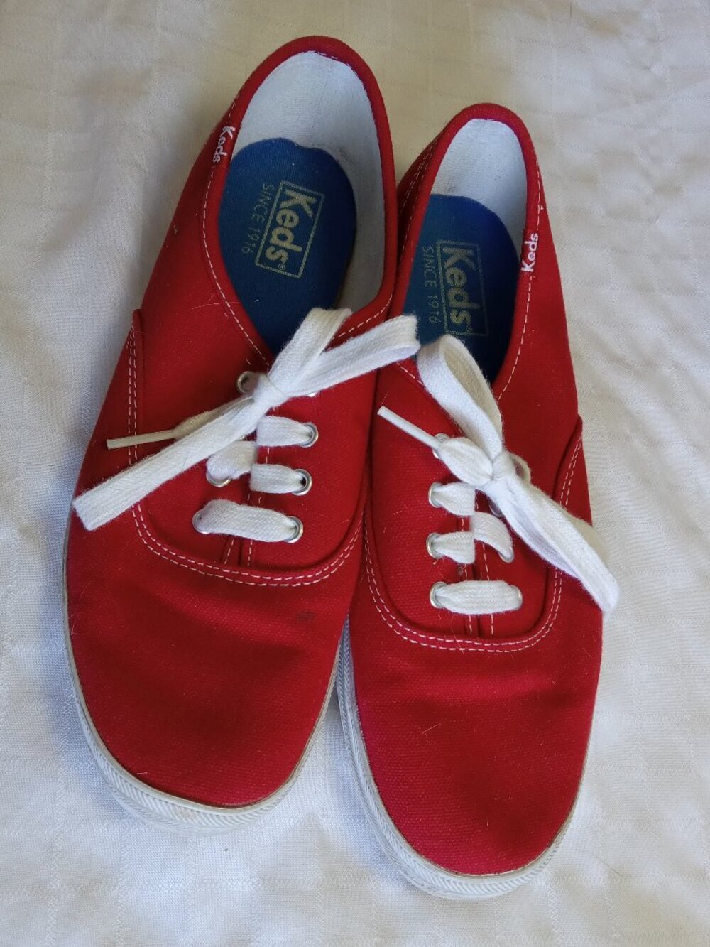 Keds Champion Originals Red Lace-Up classic sneaker size 7,5